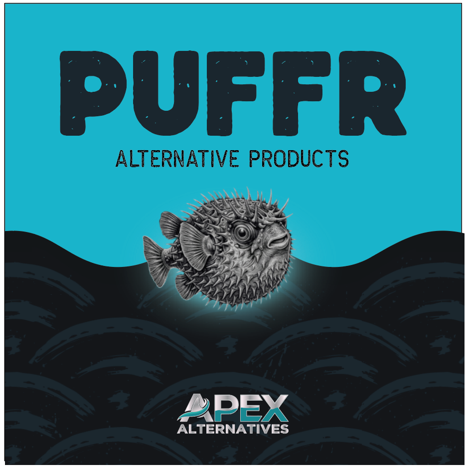 Puffr MGM rapid release formula banner from Apex Alternatives
